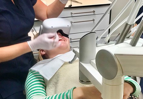 360 graders naturoplevelse i VR-Nature virtual reality til tandlæger.